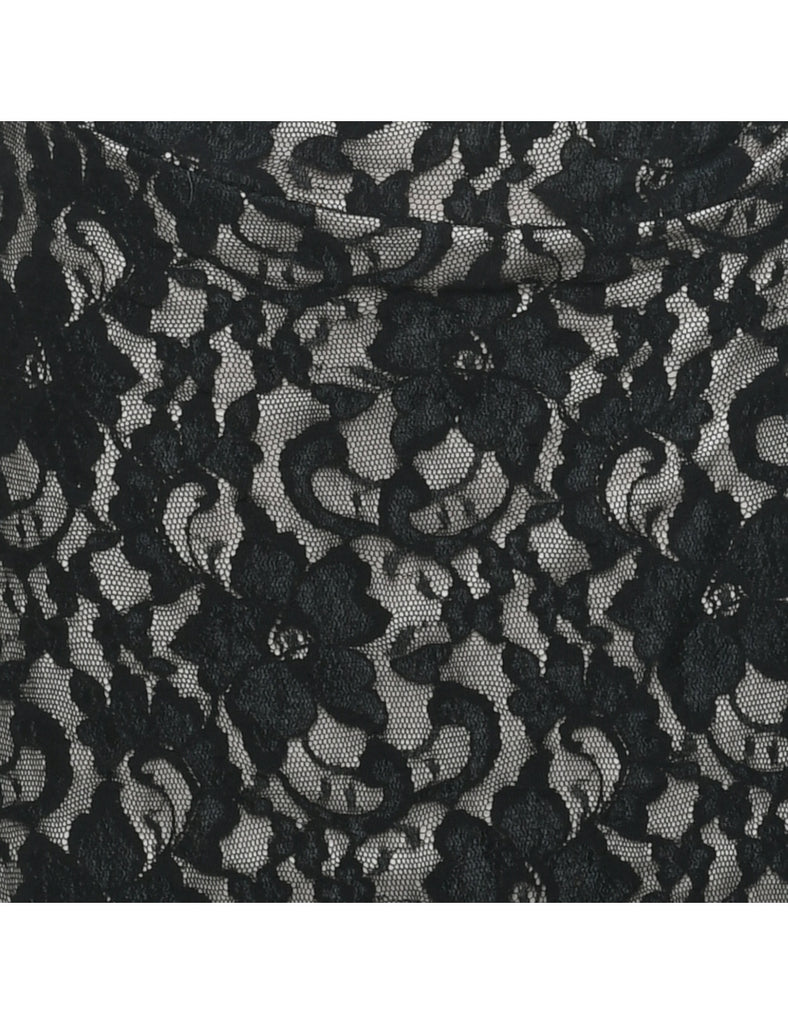 Black Evening Dress - S