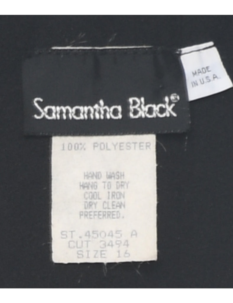 Black Evening Dress - XL
