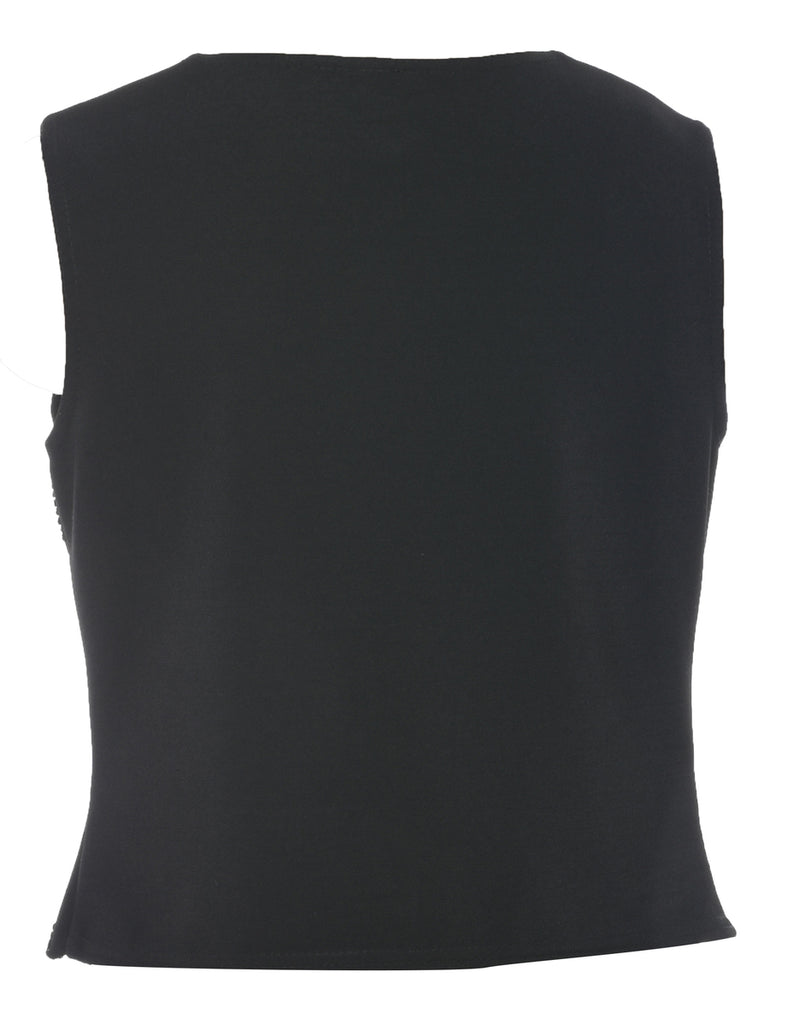 Black Evening Top - L