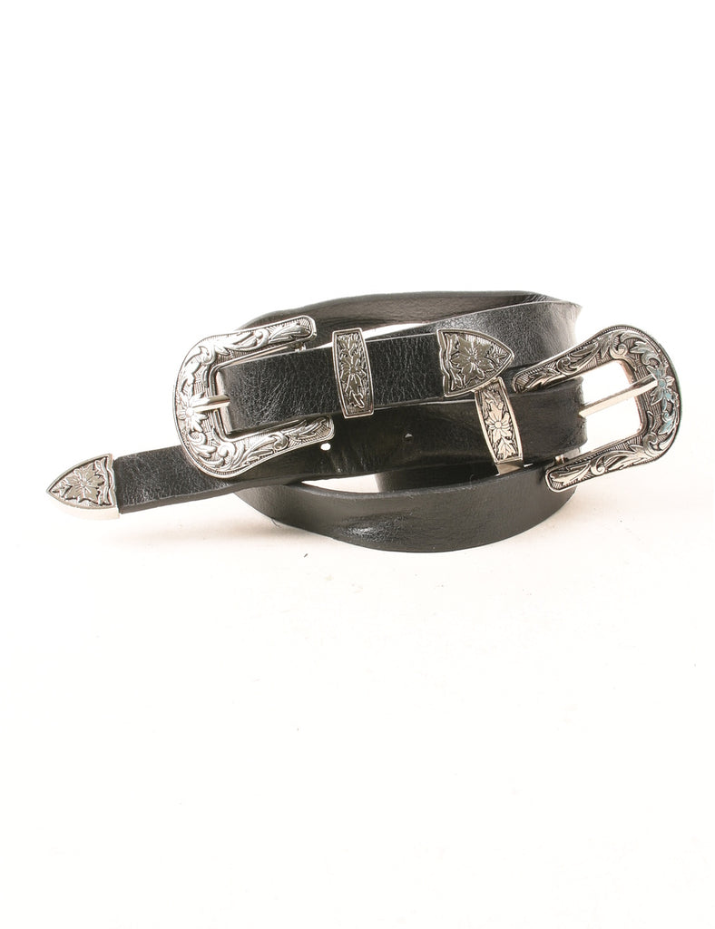 Black Fashion Belt - M