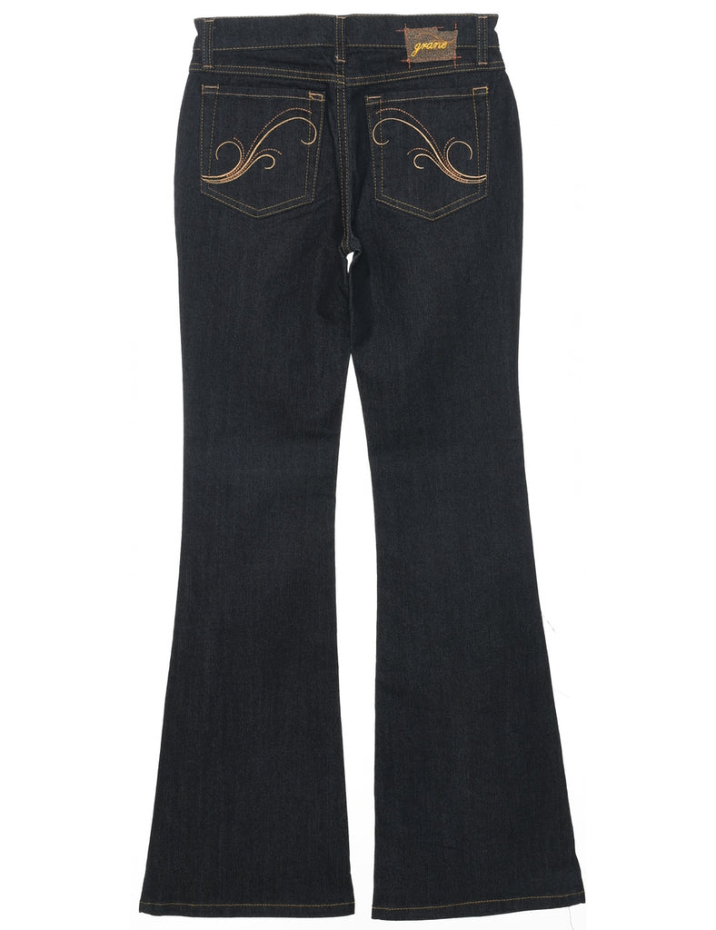 Black Flared Jeans - W26 L31