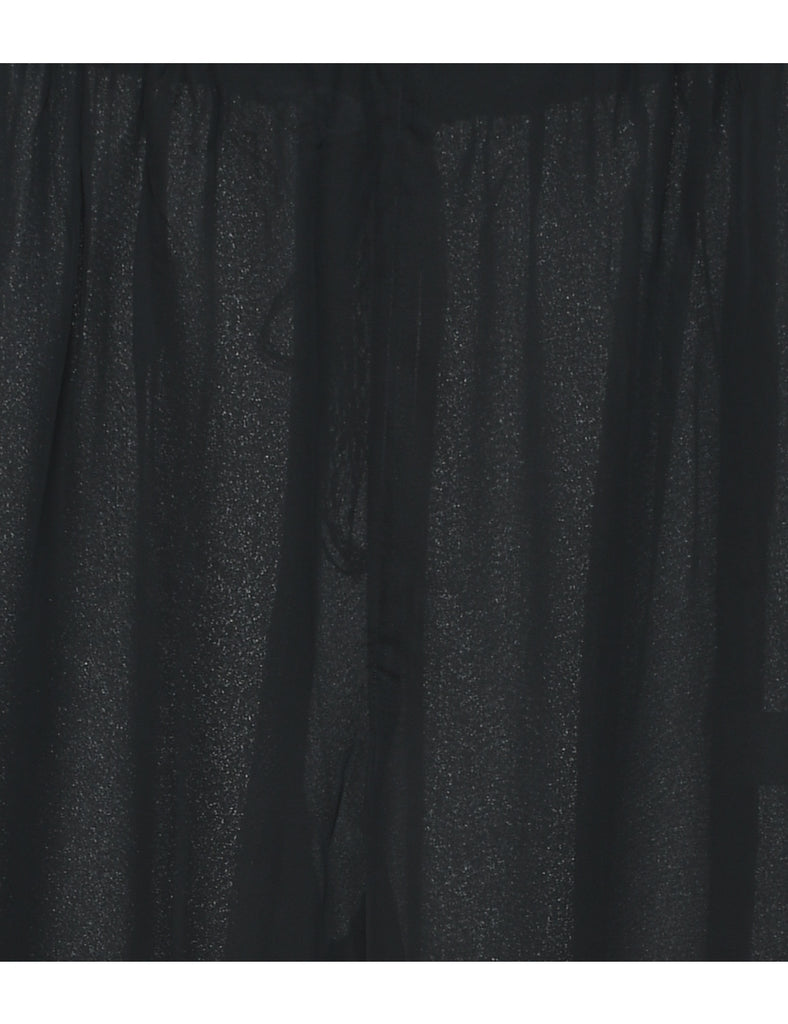 Black Flared Leg Palazzo - W28 L30