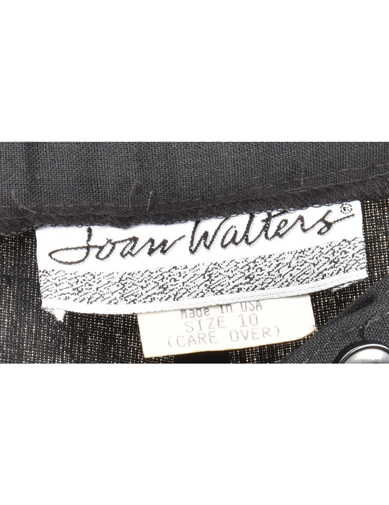 Black Flared Trousers - W30 L19