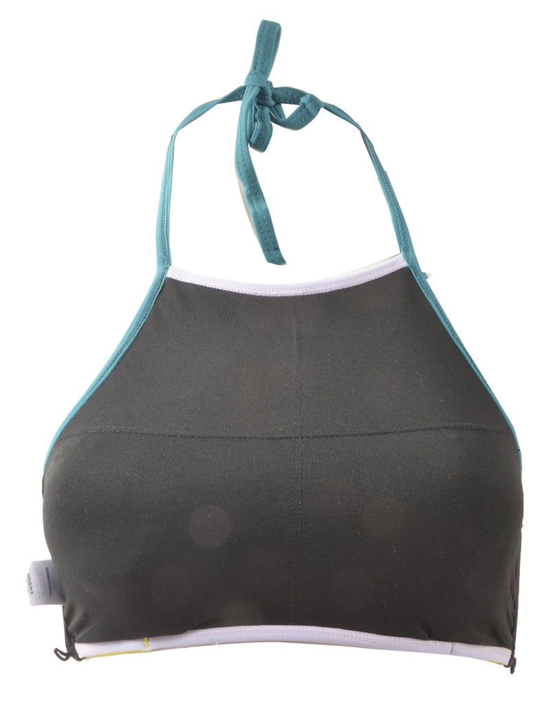 Black Halterneck Bikini Top - S