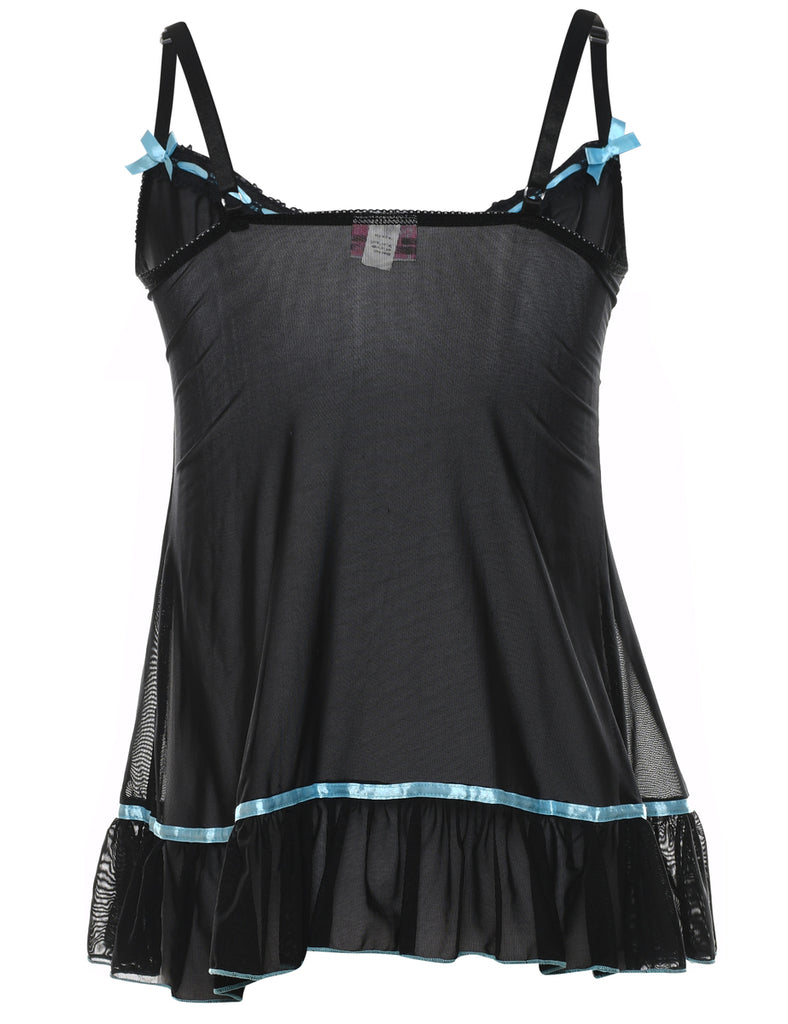 Black Lace Y2K Babydoll - XS