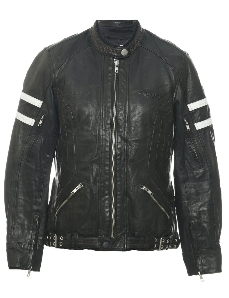 Black Leather Jacket - S