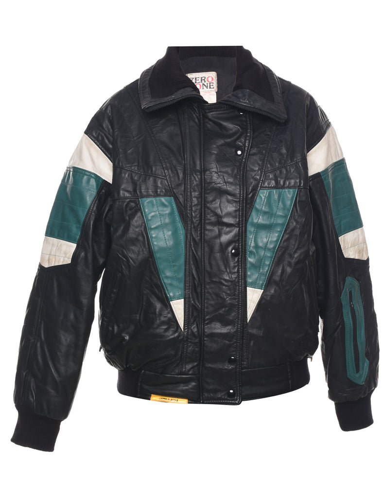 Black Leather Jacket - M