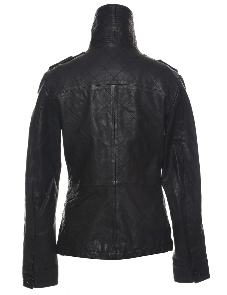 Black Leather Jacket - M