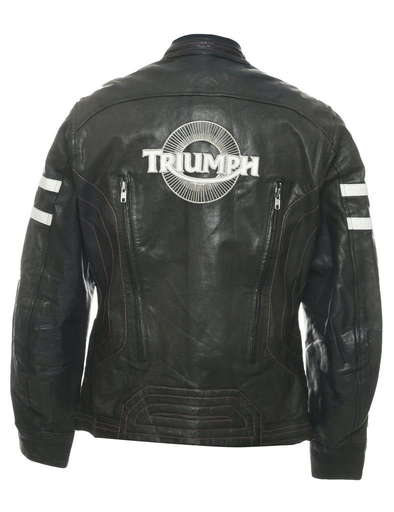Black Leather Jacket - S
