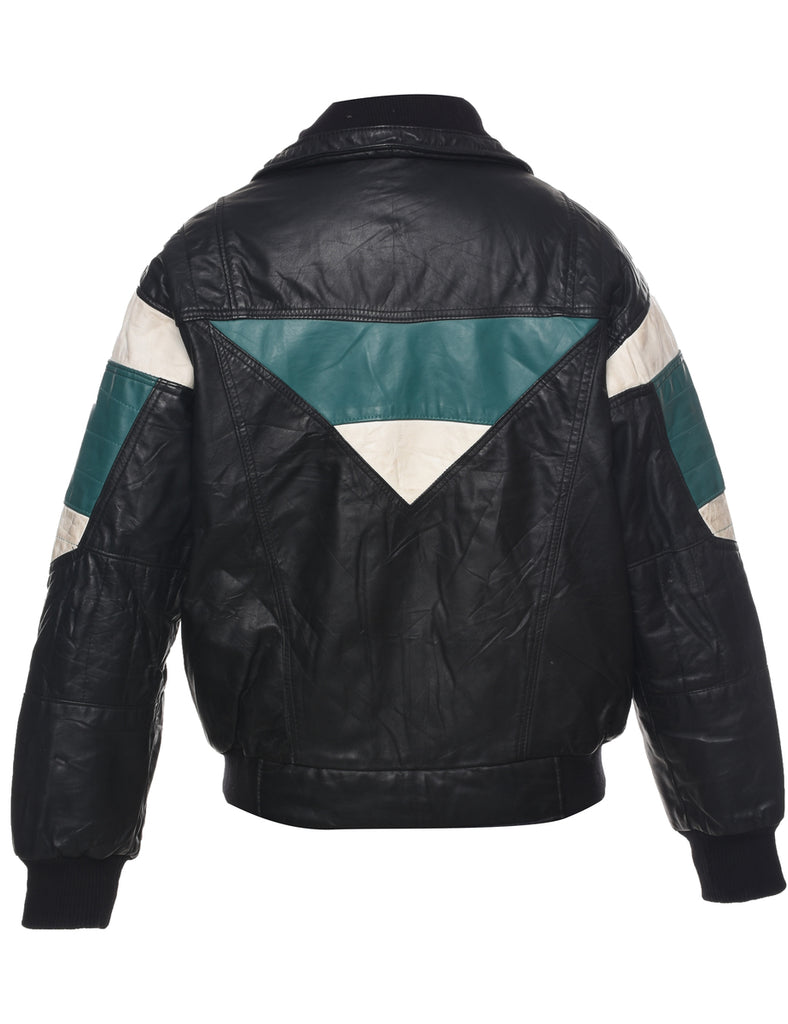 Black Leather Jacket - M