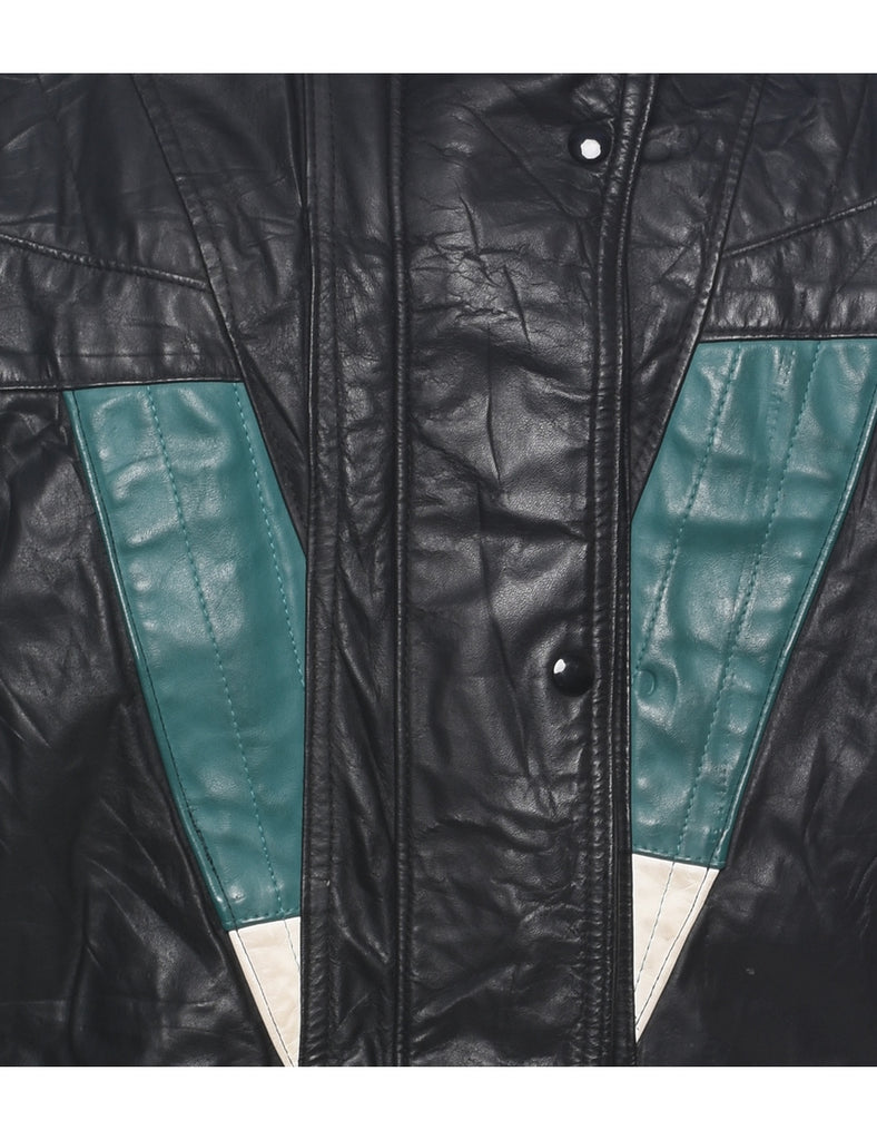 Black Leather Jacket - M