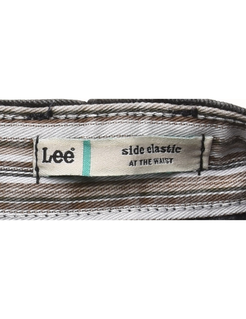 Black Lee Elasticated Jeans - W28 L26