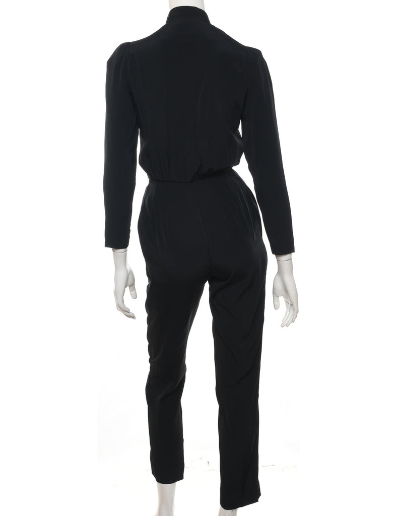 Black Long Sleeved Jumpsuit - XS