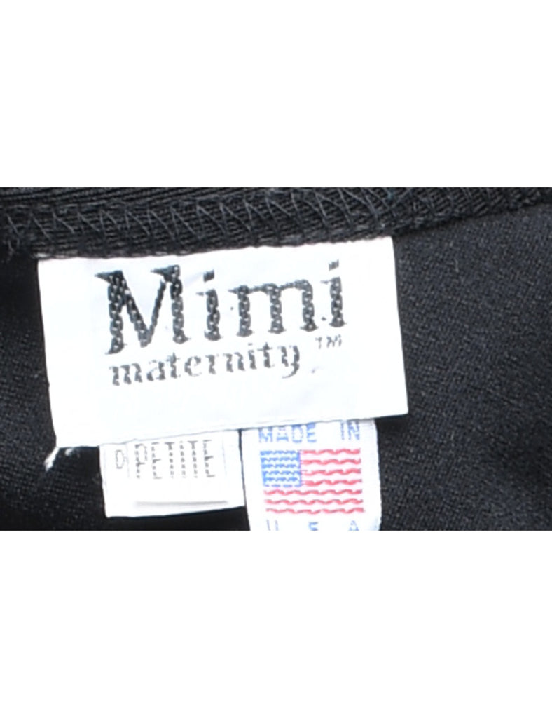 Black Maternity Jumpsuit - M
