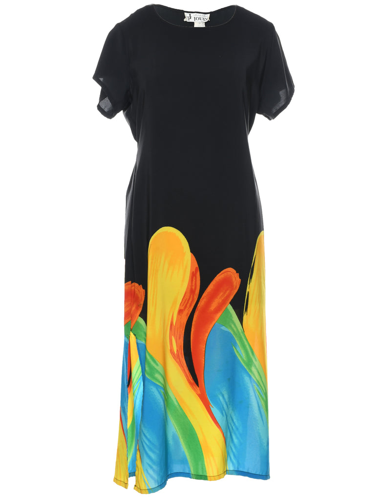 Black Maxi Dress - L