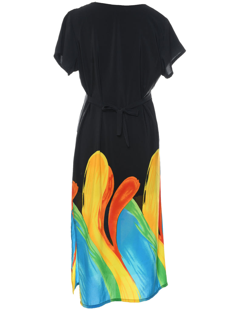 Black Maxi Dress - L