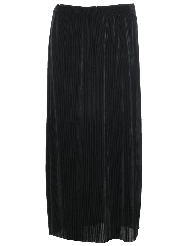 Black Maxi Skirt - L