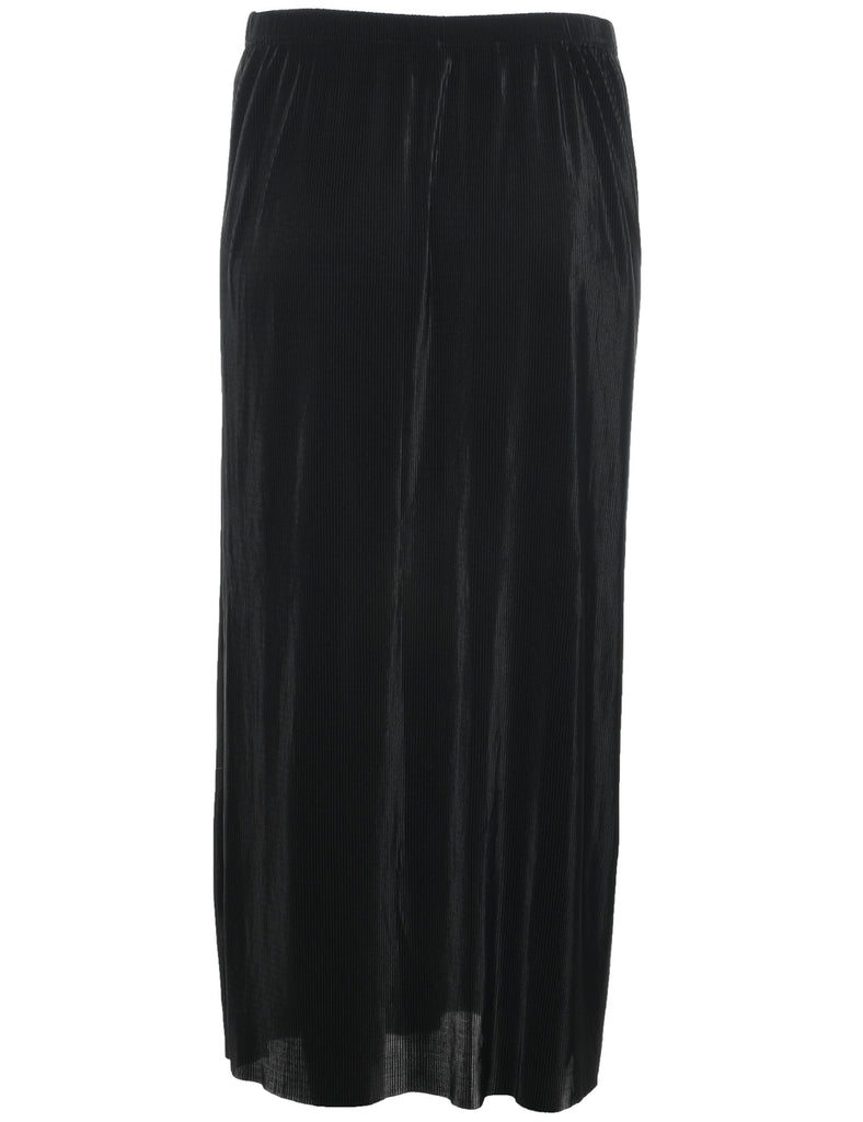 Black Maxi Skirt - L