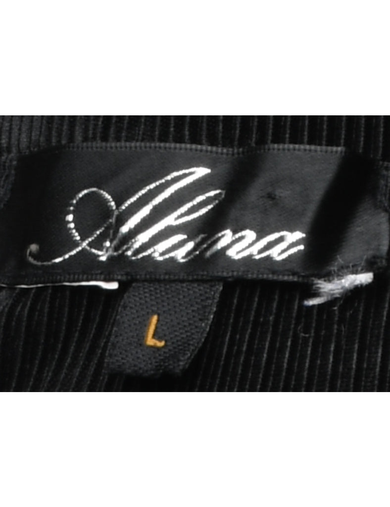Black Maxi Skirt - L