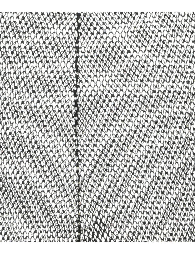 Black Mesh Trousers - W24 L34
