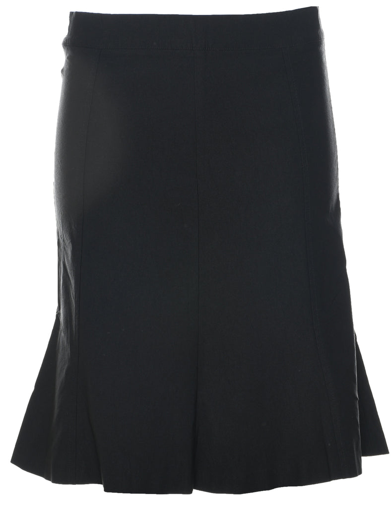 Black Midi Skirt - S