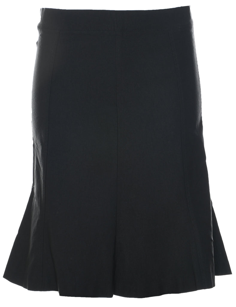 Black Midi Skirt - S