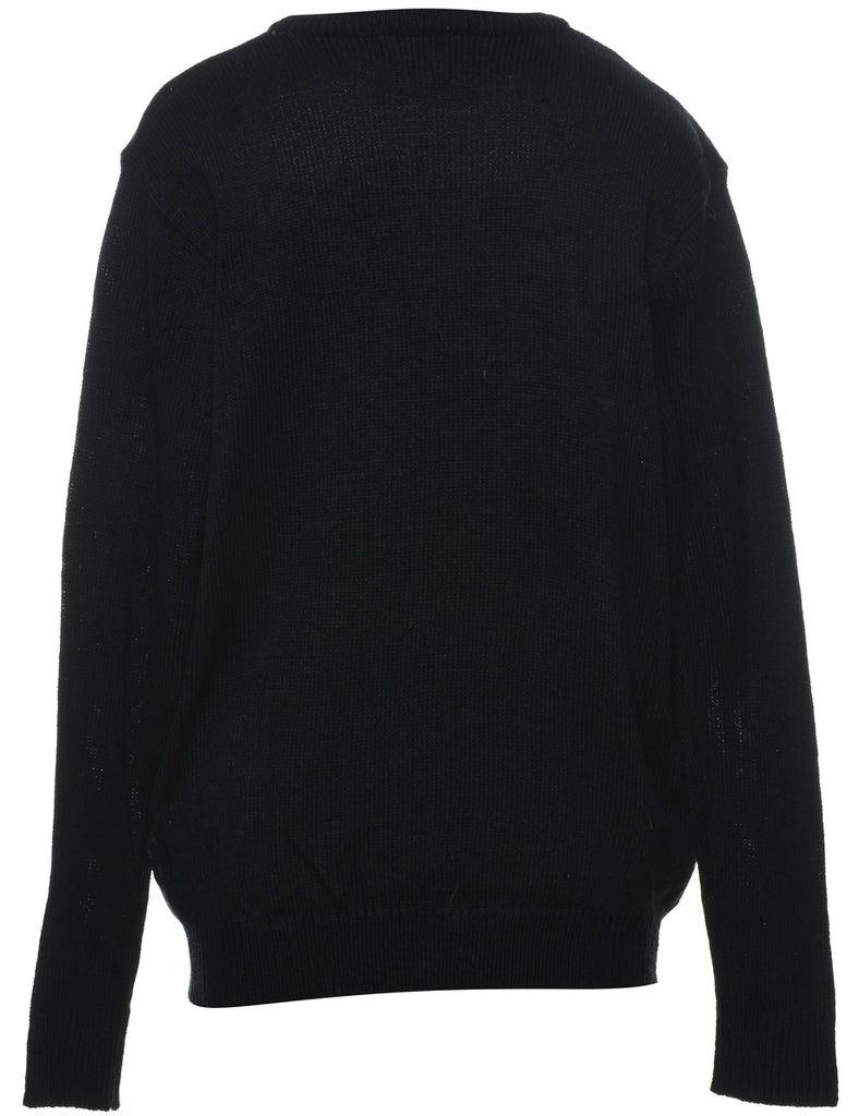 Black Nordic Jumper - XL
