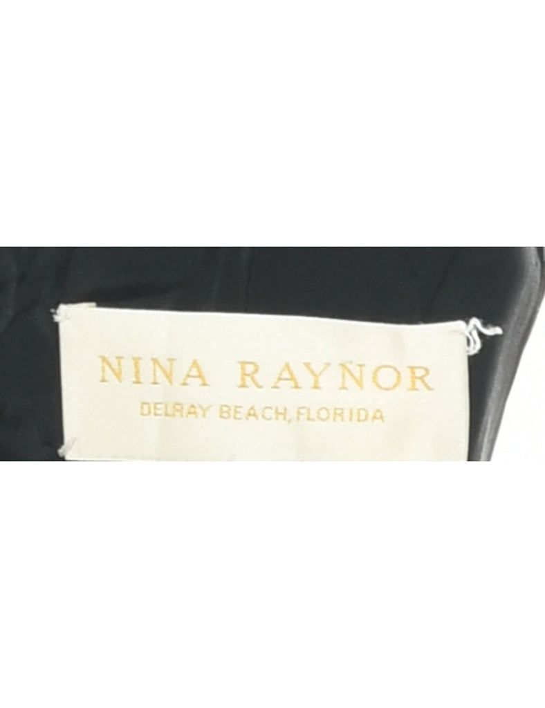 Black Party Lace Dress - S