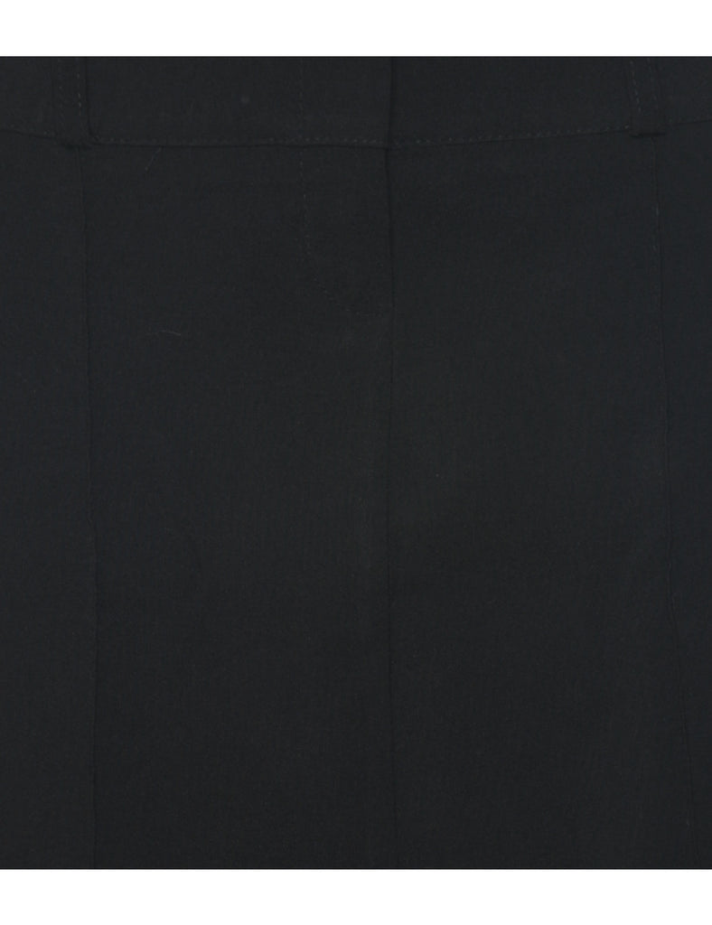 Black Pencil Skirt - L