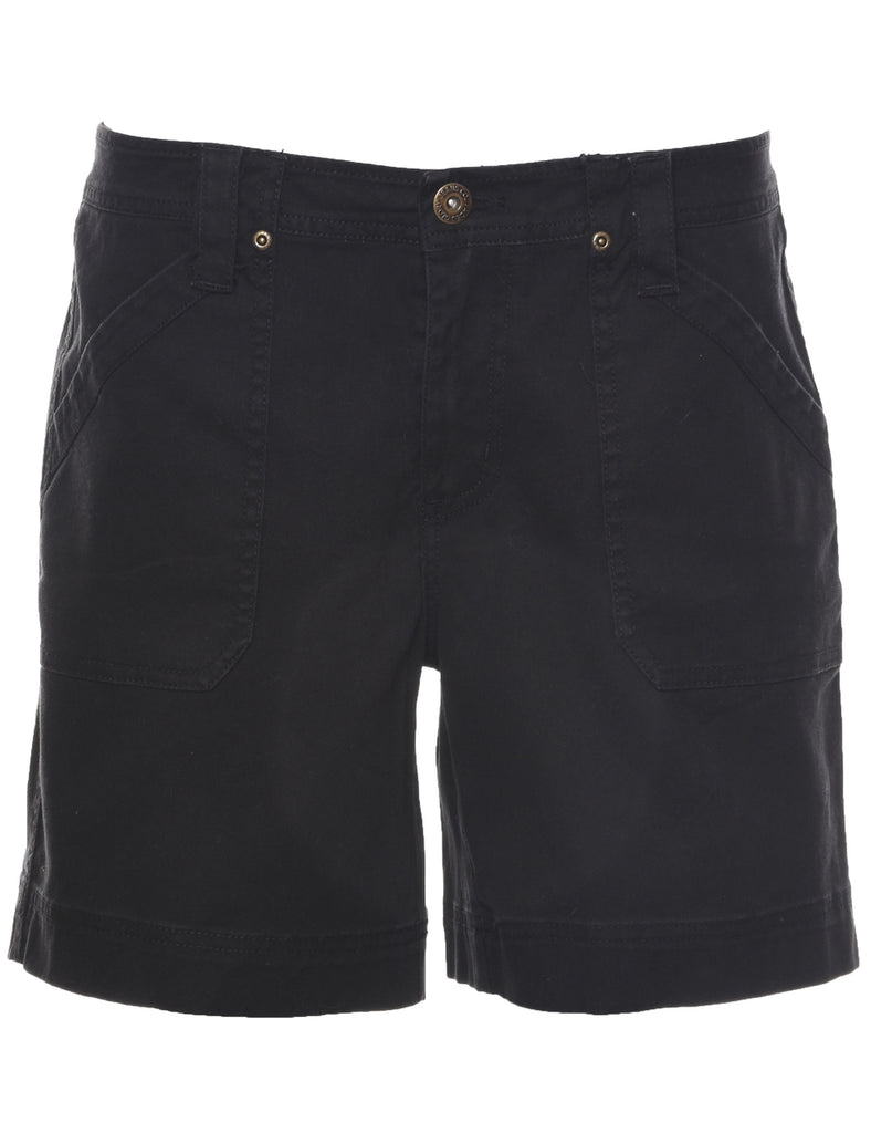Black Plain Shorts - W32 L6