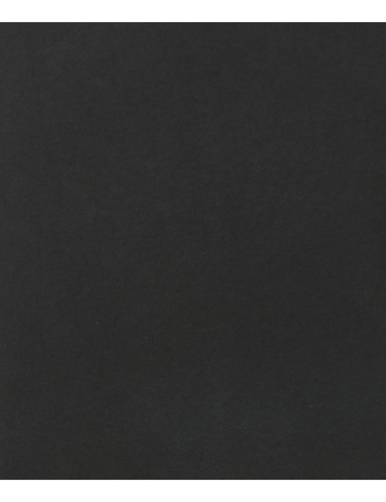Black Plain Sweatshirt - L