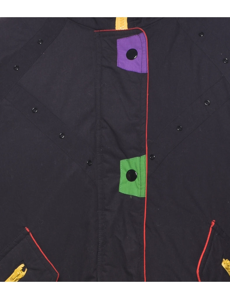 Black Puffer Jacket - M