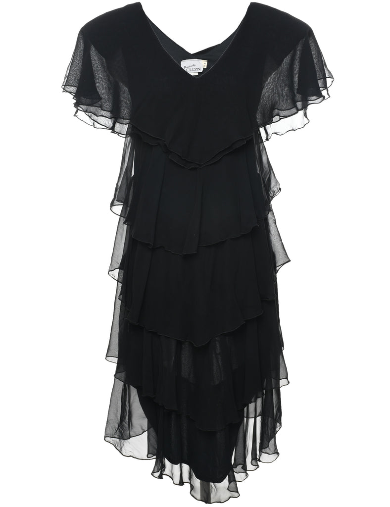 Black Ra Ra Dress - XS