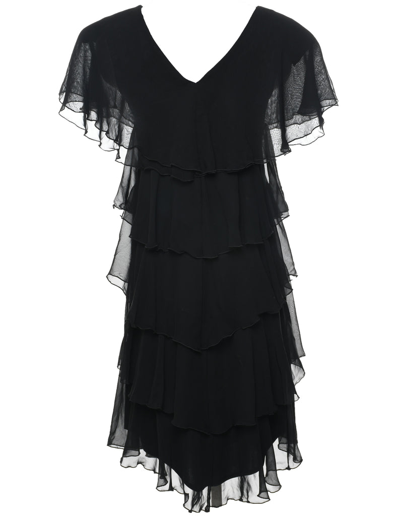 Black Ra Ra Dress - XS