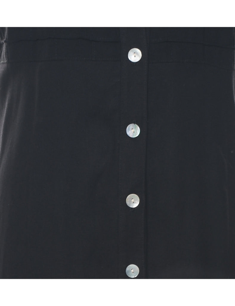 Black Shirt Dress - XL