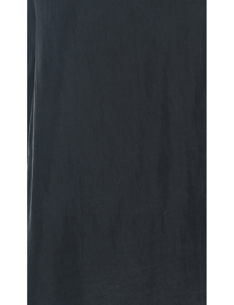 Black Silk Top - L