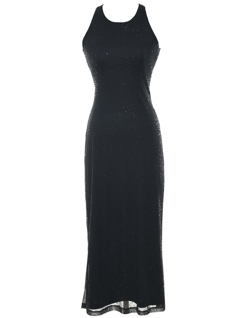 Black Sparkly Evening Dress - S