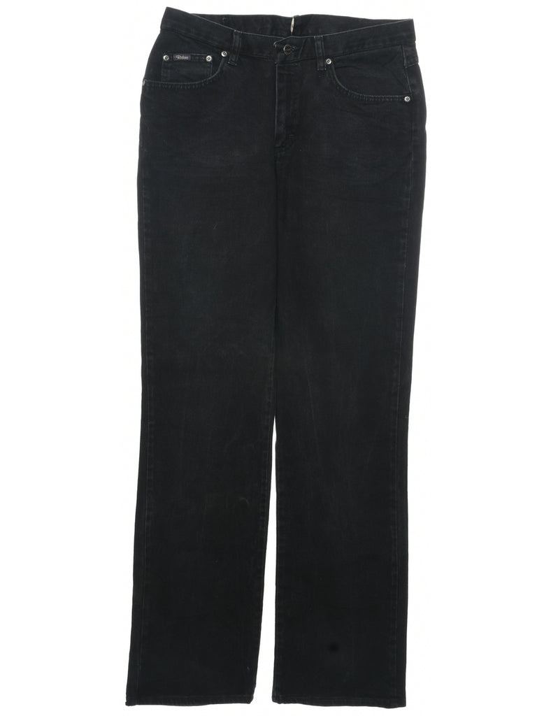 Black Straight Fit Jeans - W31 L35