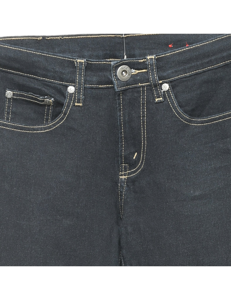 Black Straight Fit Jeans - W26 L34