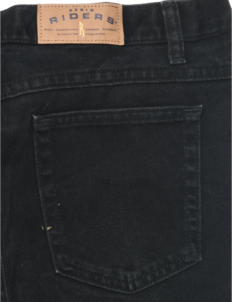 Black Straight Fit Jeans - W31 L35