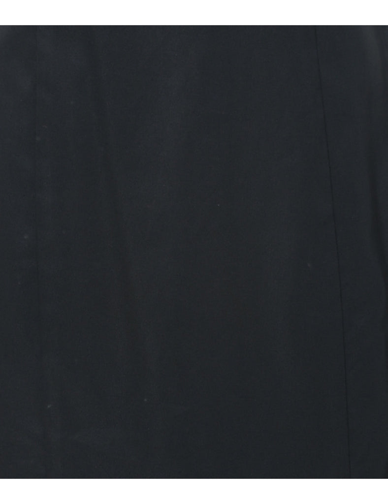 Black Strappy 1990s Mini Dress - S