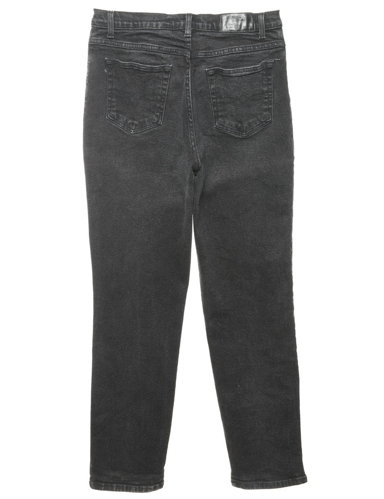 Black Tapered Jeans - W28 L31