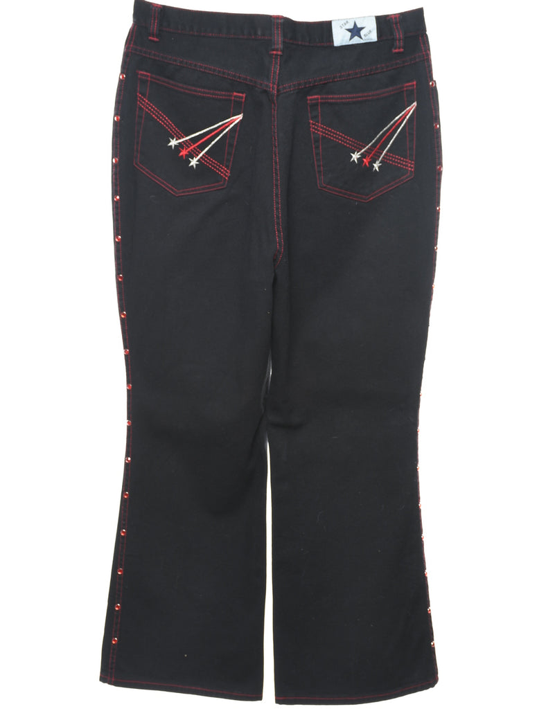 Black Tapered Jeans - W34 L29