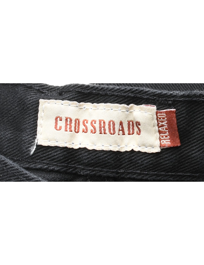 Black Tapered Jeans - W26 L30