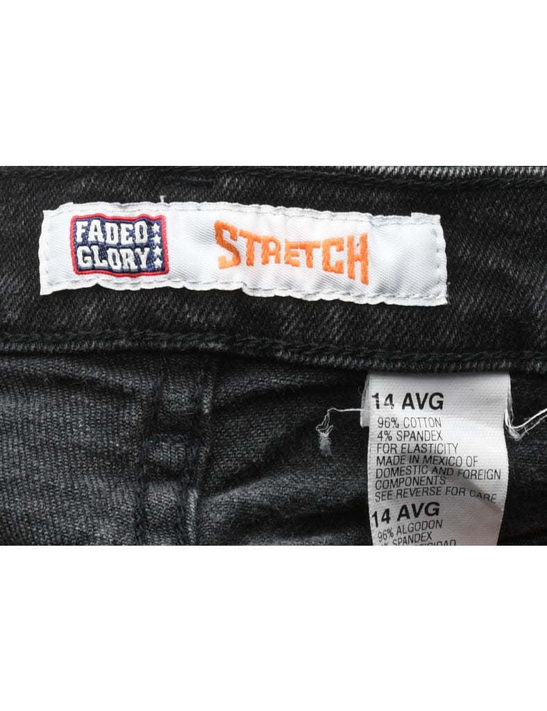 Black Tapered Jeans - W28 L31