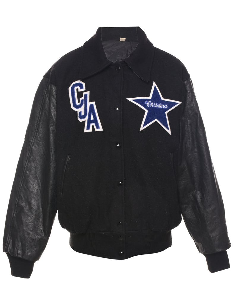 Black Team Jacket - M