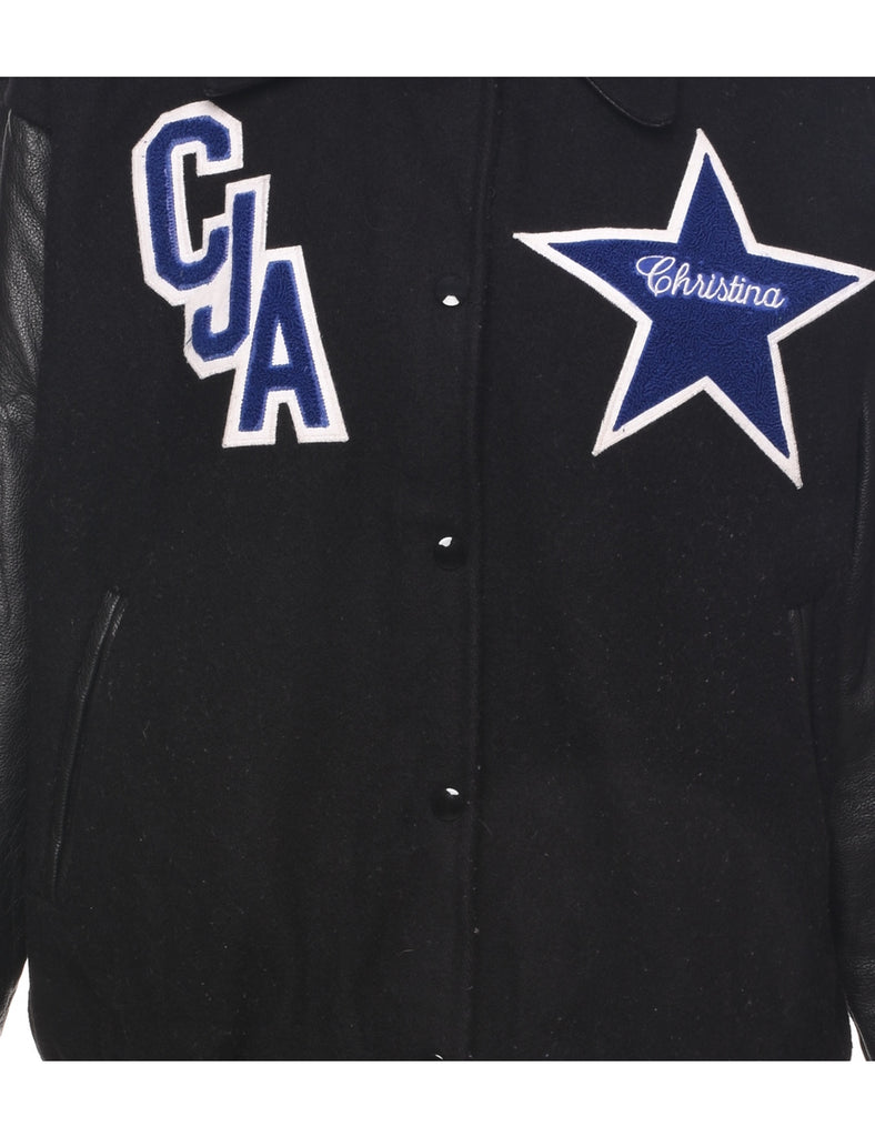 Black Team Jacket - M