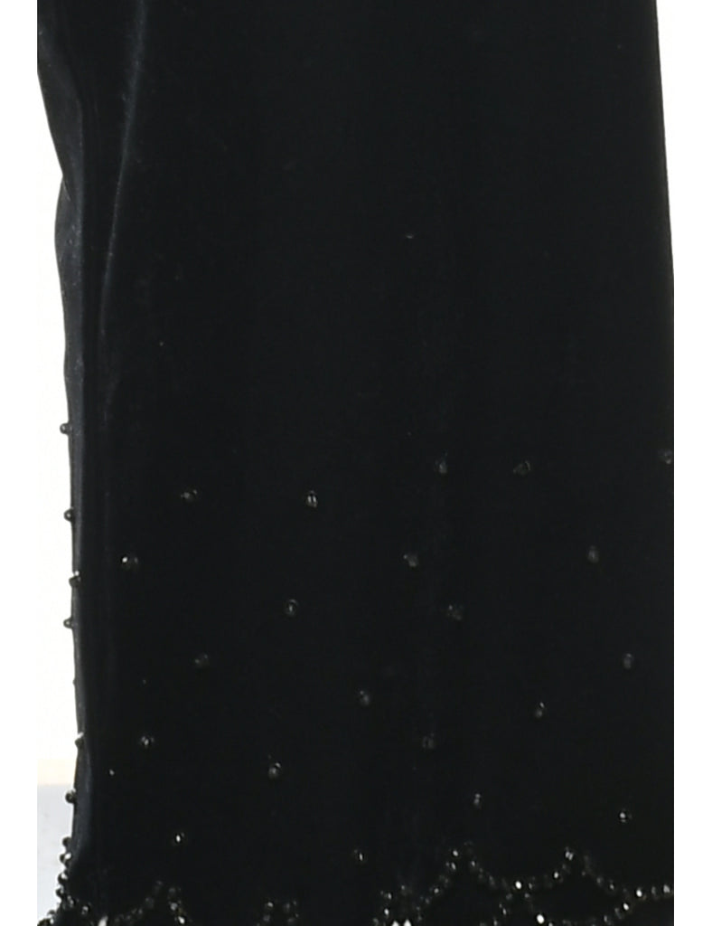 Black Velvet Trousers - W30 L29