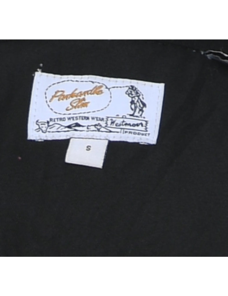 Black Western Shirt - S