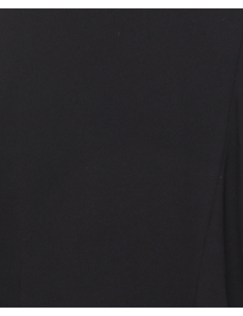 Black & White Contrast Evening Dress - XS